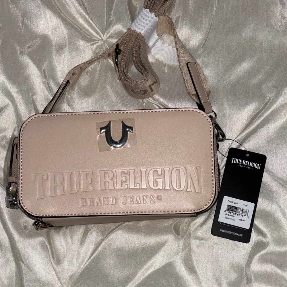 True Religion Women's Tan Crossbody Bag